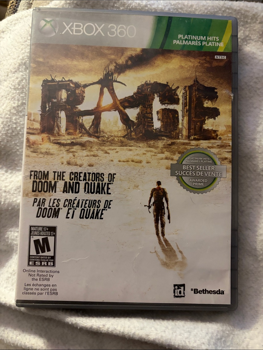 🎮 RAGE for Xbox 360 – Platinum Hits